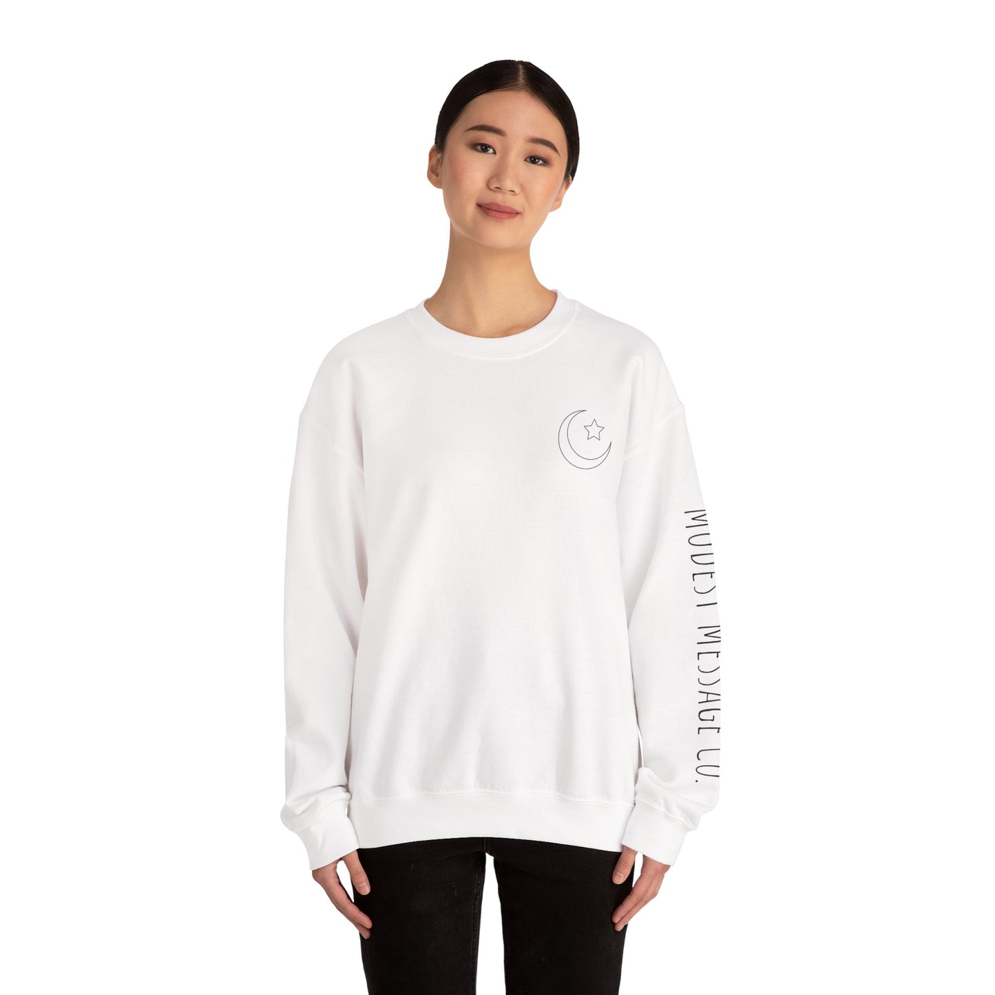 Pleasing the Creator Crewneck – Islamic Quote Sweatshirt | Modest Message Co. | Muslim Reminder Gift