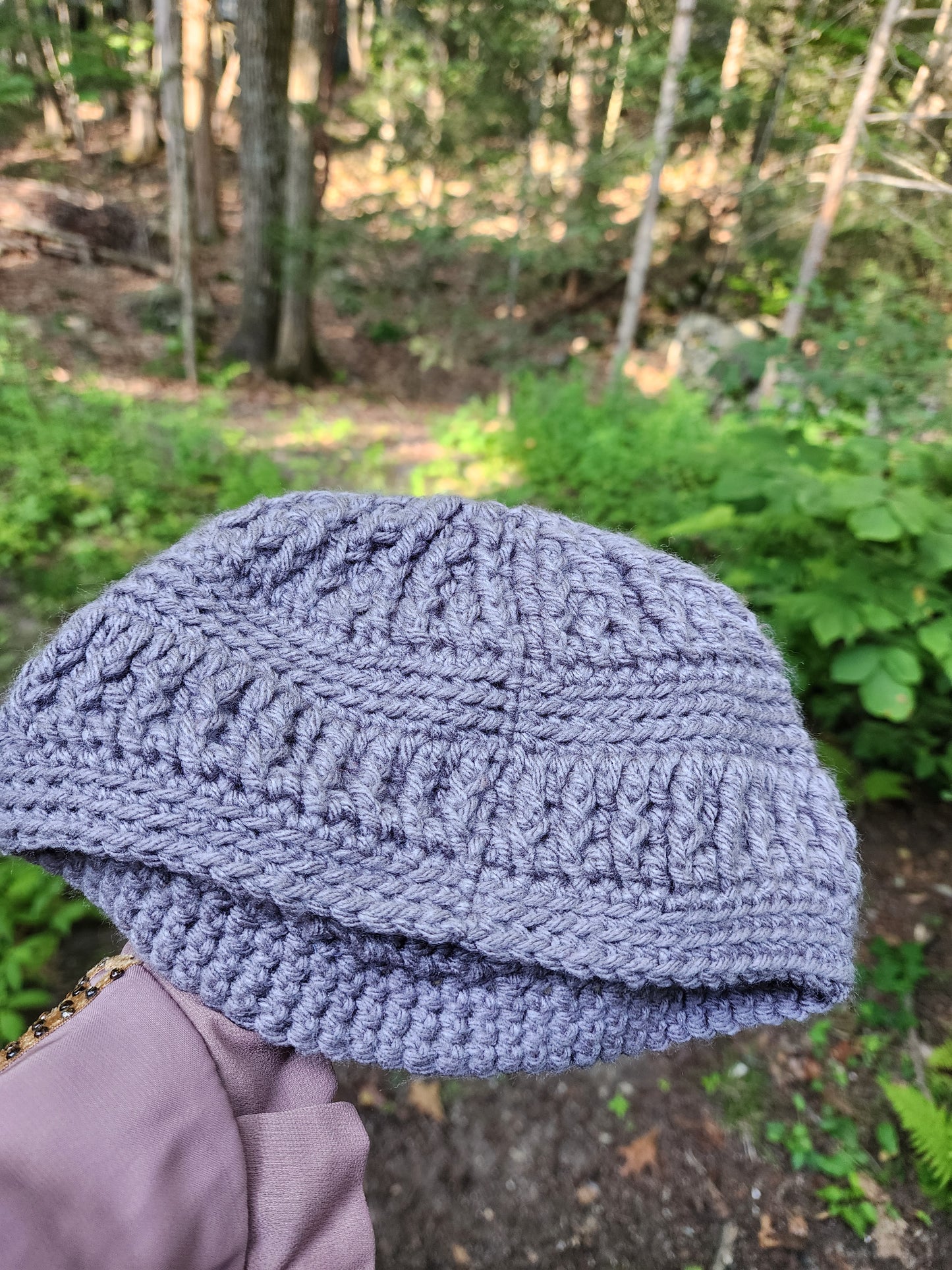Crochet Kufi - Grey