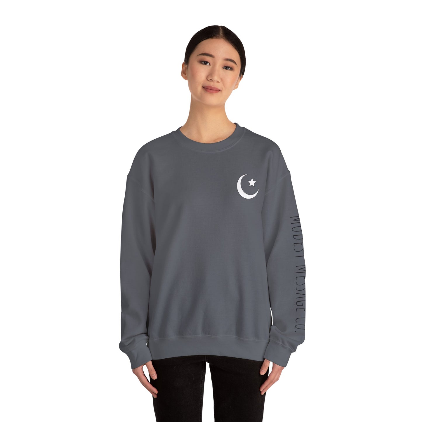 Pleasing the Creator Crewneck – Islamic Quote Sweatshirt | Modest Message Co. | Muslim Reminder Gift