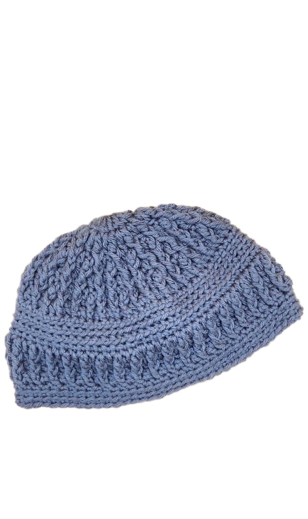 Grey Kufi crocheted by Audri