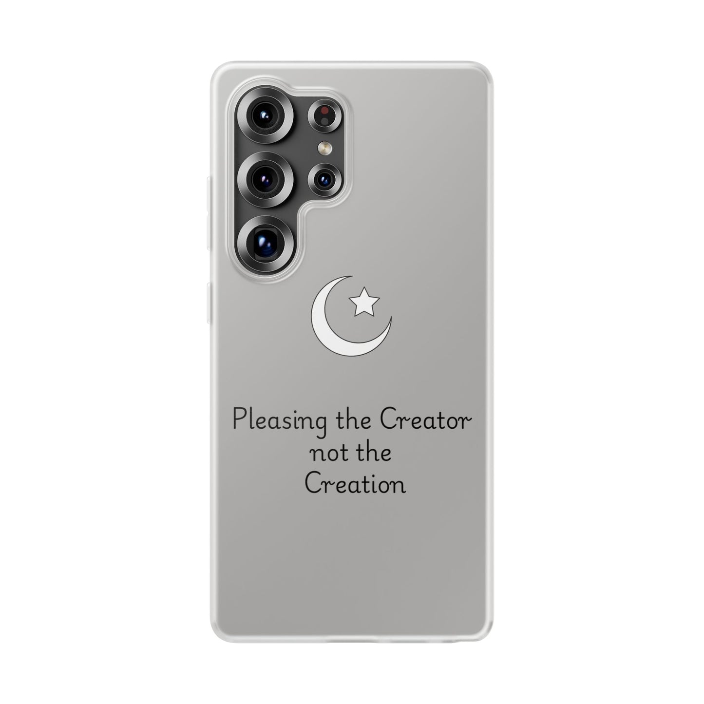 Islamic Phone Case – Pleasing the Creator Minimalist Design | Muslim Tech Accessories