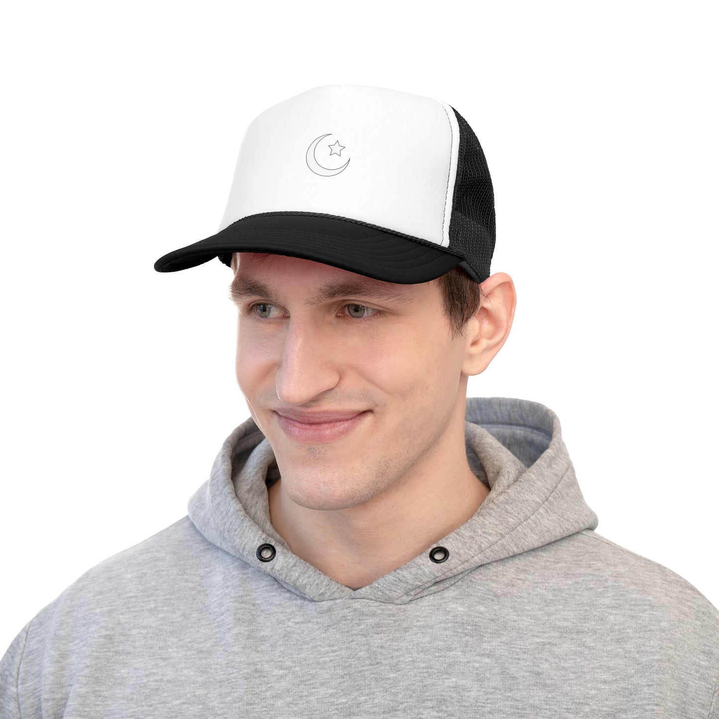 Islamic Dad Hat – Crescent Moon and Star | Muslim Modest Fashion | Modest Message Co.