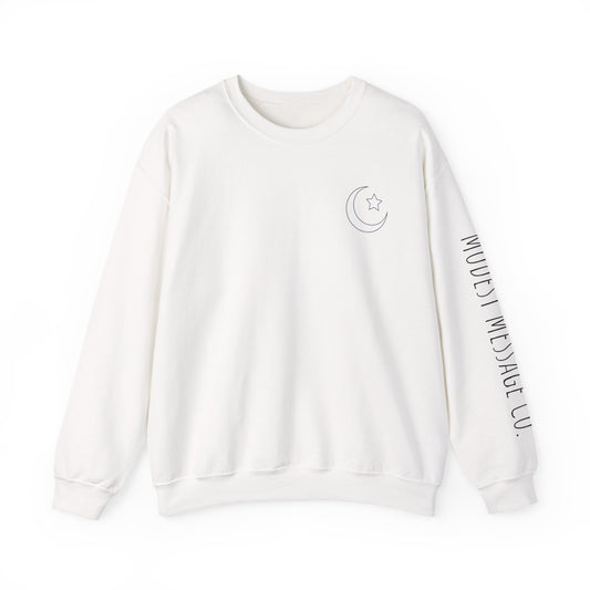 Pleasing the Creator Crewneck – Islamic Quote Sweatshirt | Modest Message Co. | Muslim Reminder Gift