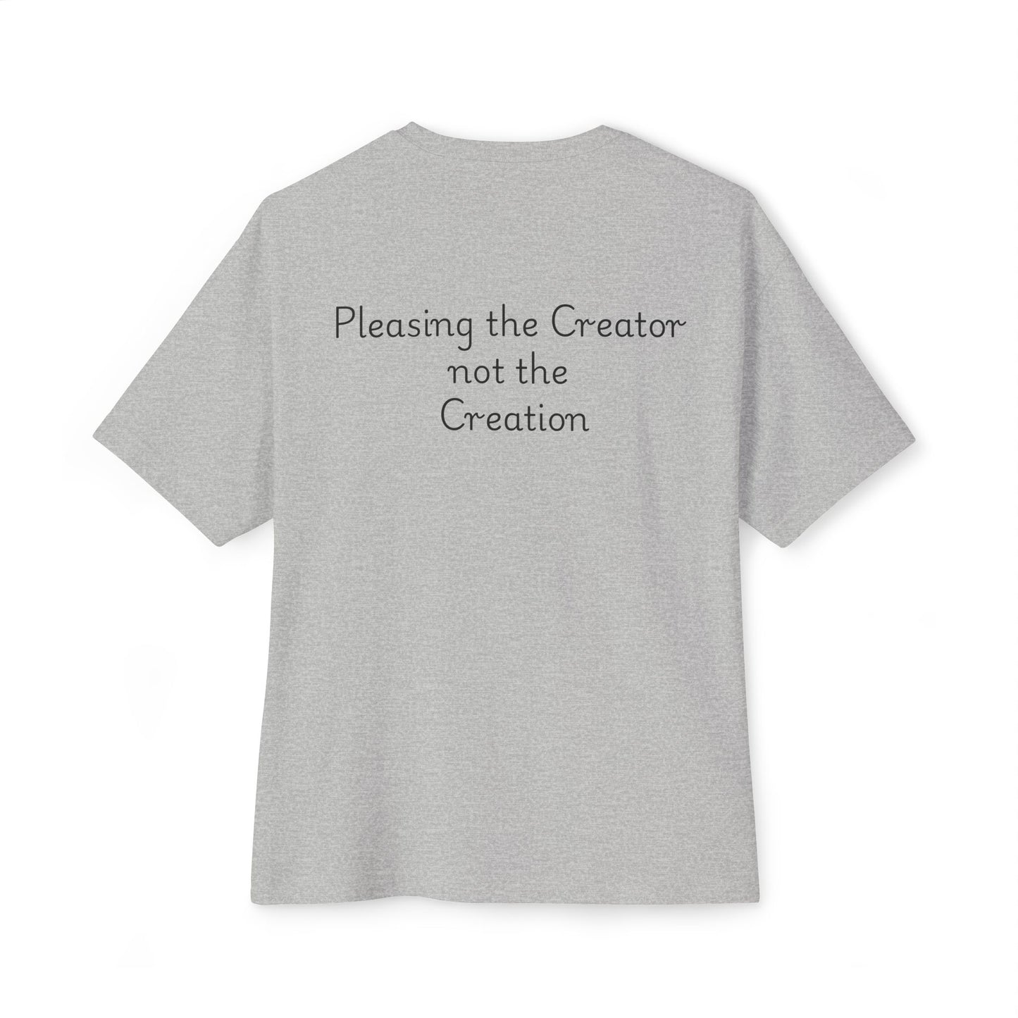 Oversized Islamic Tee – Boxy Fit Muslim Shirt | Pleasing the Creator | Modest Message Co.