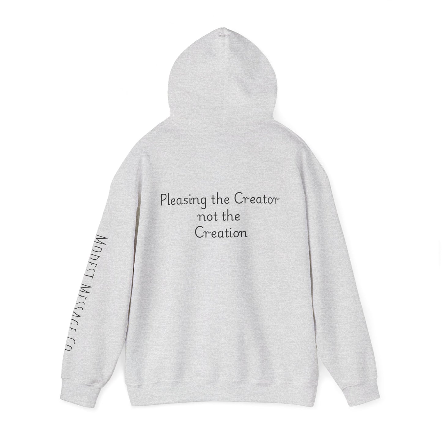 Pleasing the Creator Hoodie – Islamic Reminder Hoodie | Modest Message Co. | Unisex Muslim Gift