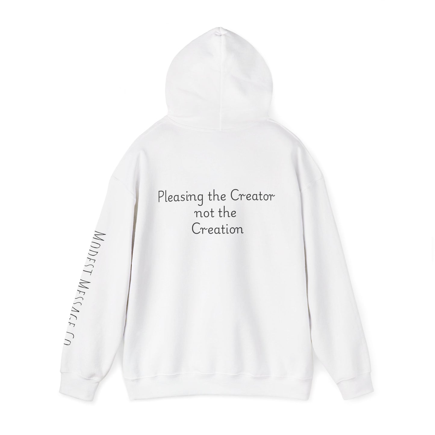 Pleasing the Creator Hoodie – Islamic Reminder Hoodie | Modest Message Co. | Unisex Muslim Gift