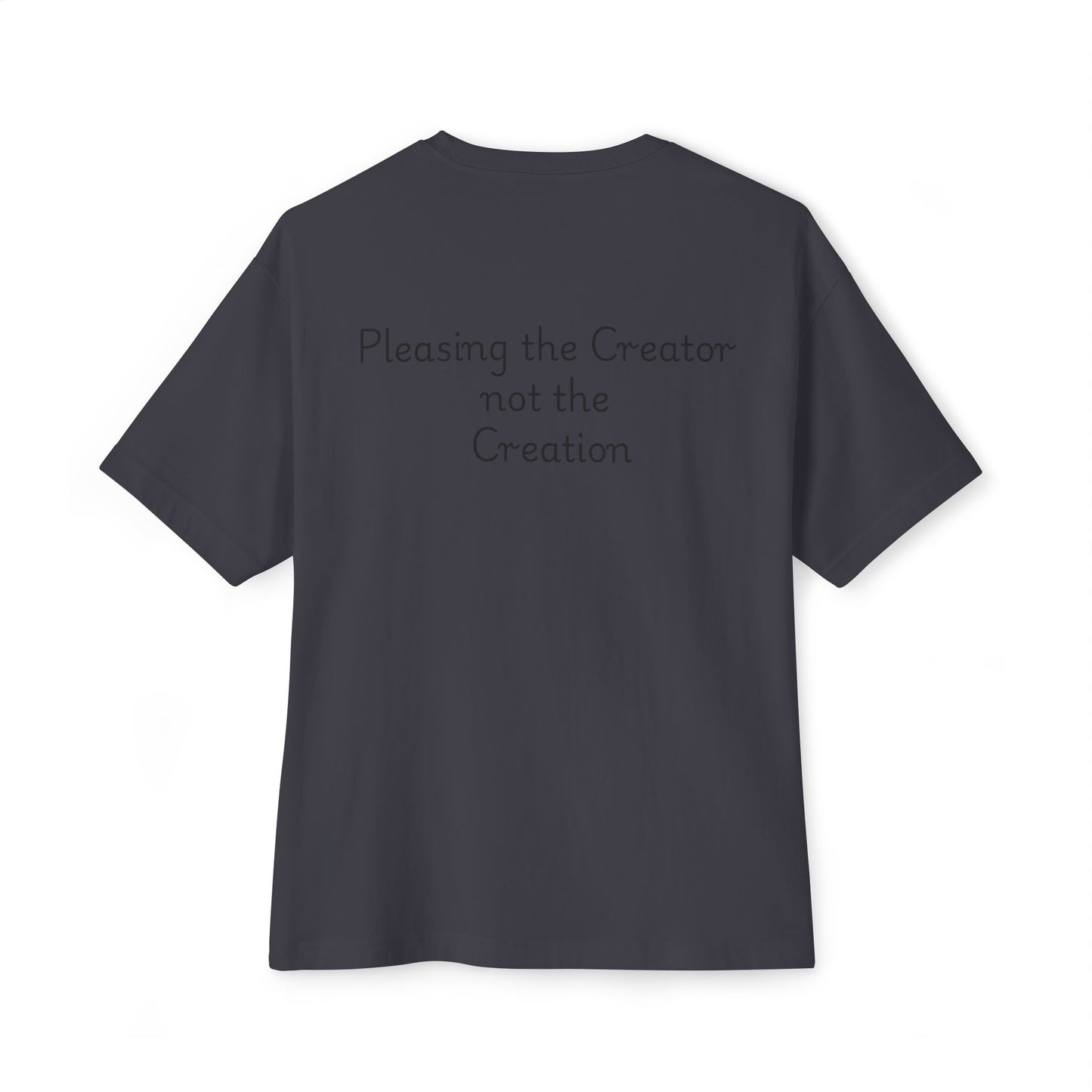 Oversized Islamic Tee – Boxy Fit Muslim Shirt | Pleasing the Creator | Modest Message Co.