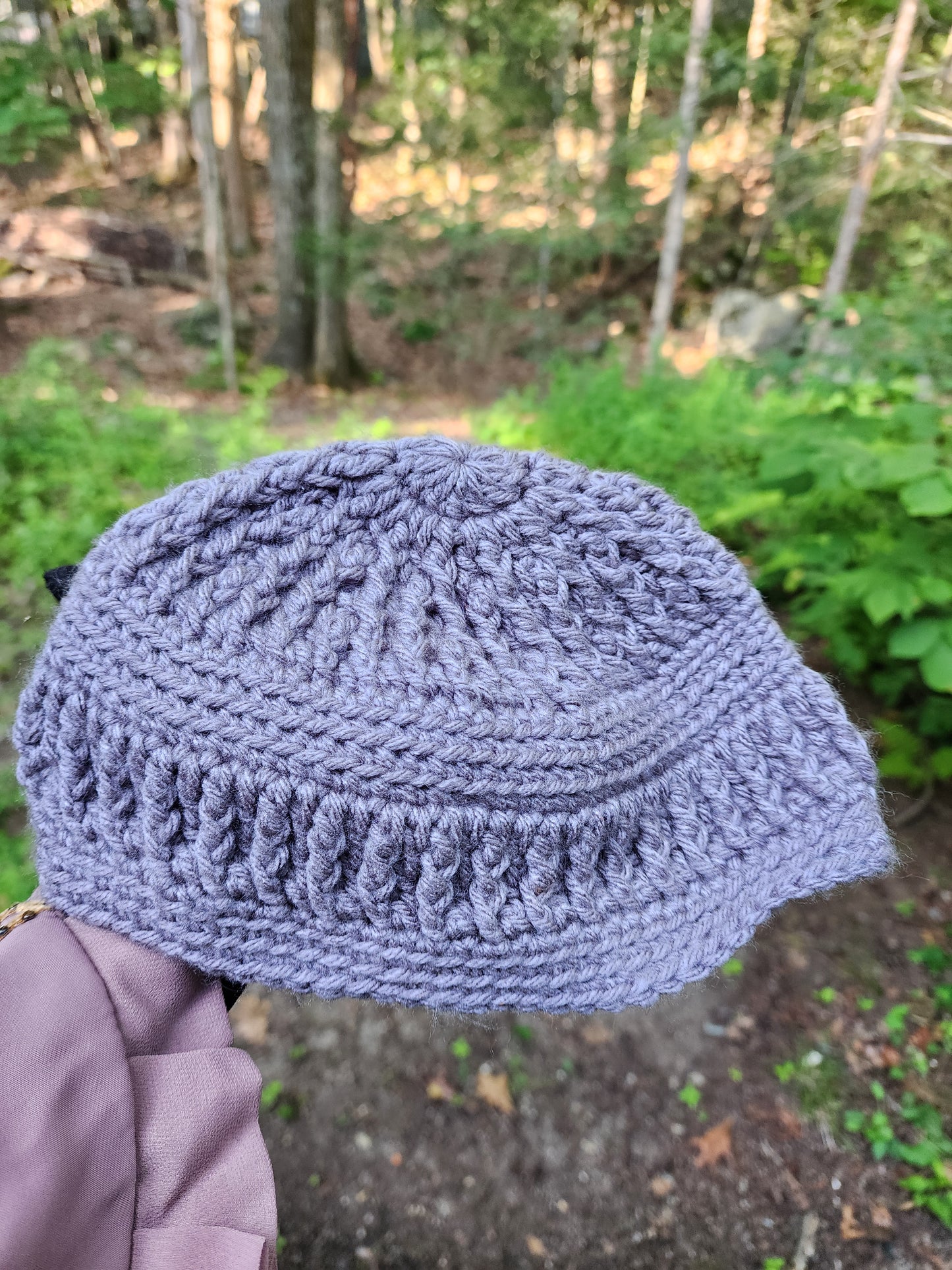 Crochet Kufi - Grey