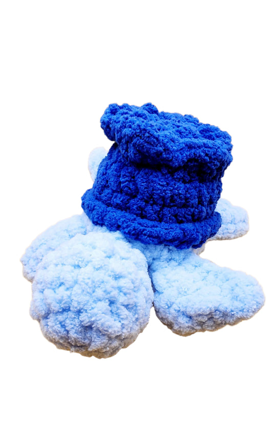 Blueberry Turtle crocheted by Audri