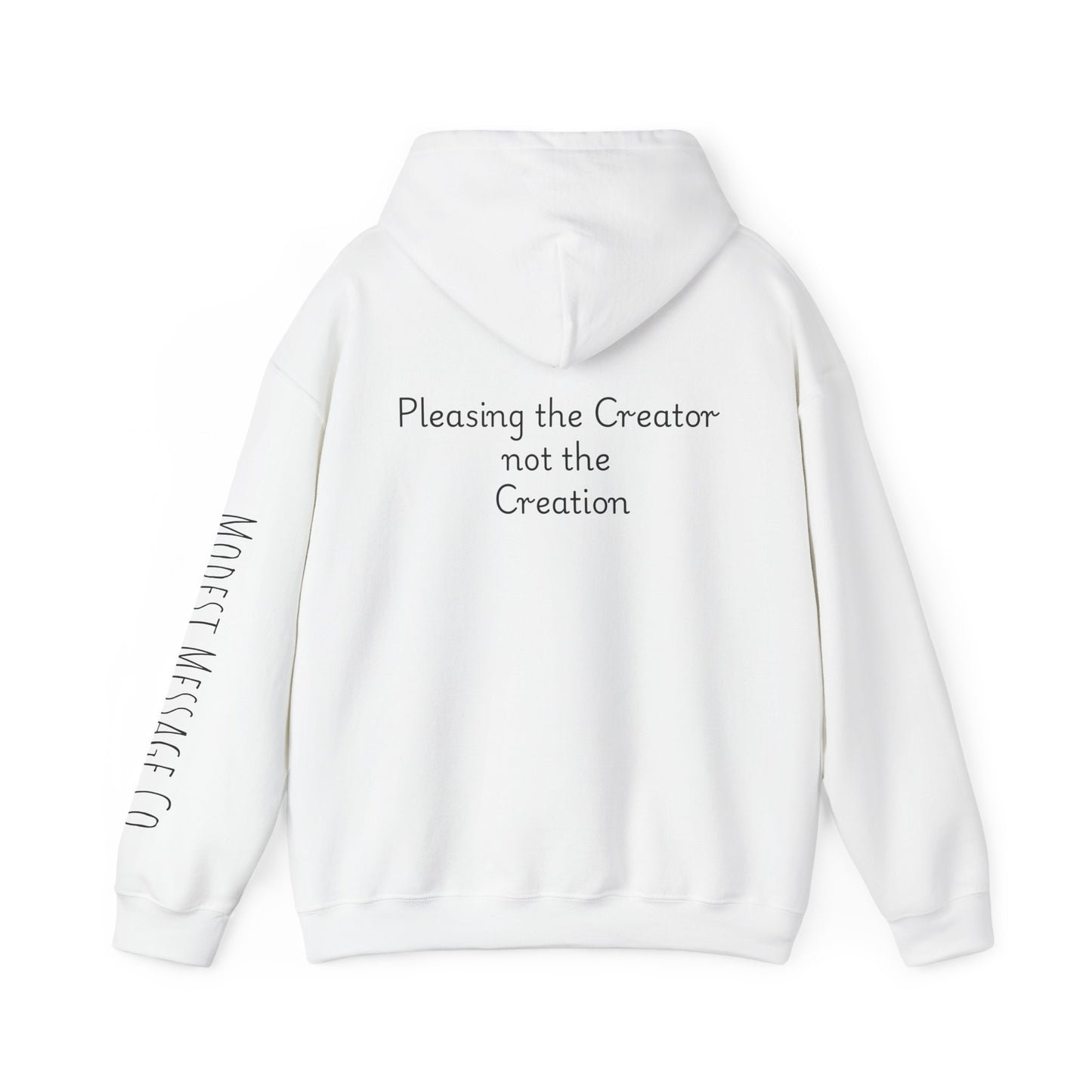 Pleasing the Creator Hoodie – Islamic Reminder Hoodie | Modest Message Co. | Unisex Muslim Gift