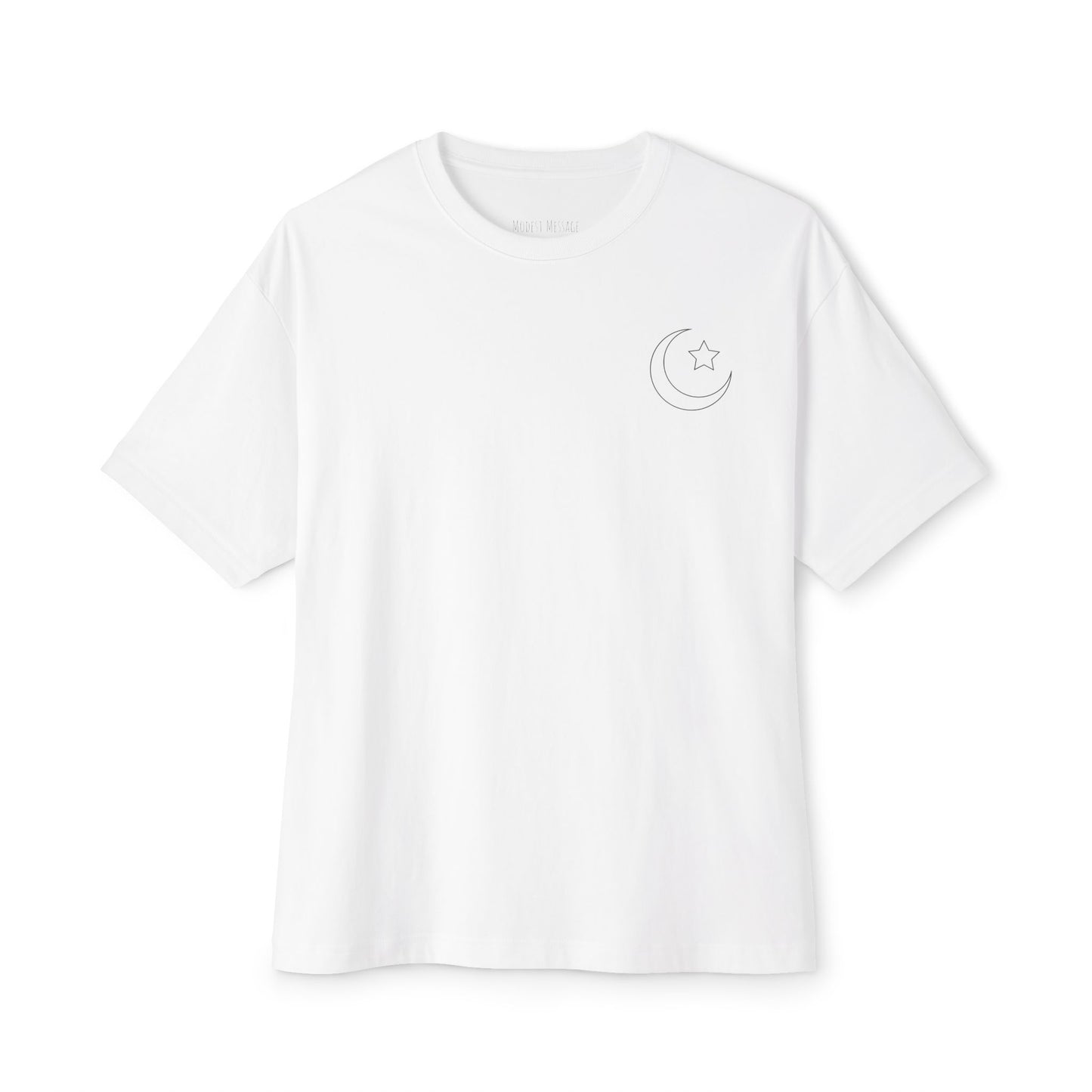 Oversized Islamic Tee – Boxy Fit Muslim Shirt | Pleasing the Creator | Modest Message Co.